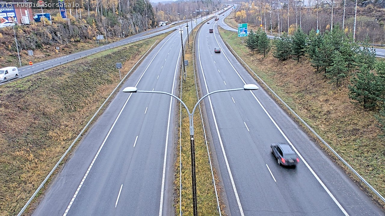 Kelikamerat Kuva Tie 5 Kuopio, Sorsasalo, Kuopio, Pohjois-Savo