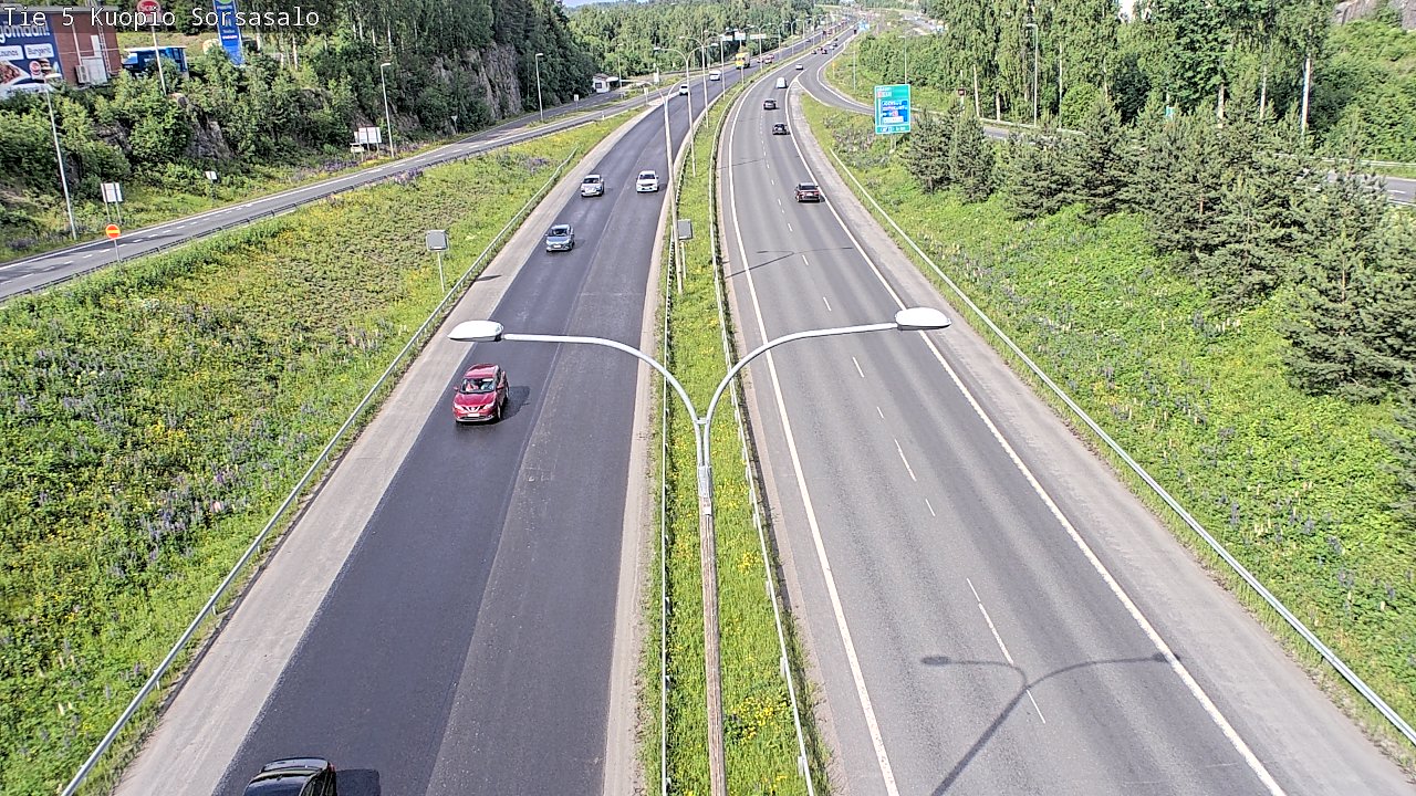 Kelikamerat Kuva Tie 5 Kuopio, Sorsasalo, Kuopio, Pohjois-Savo