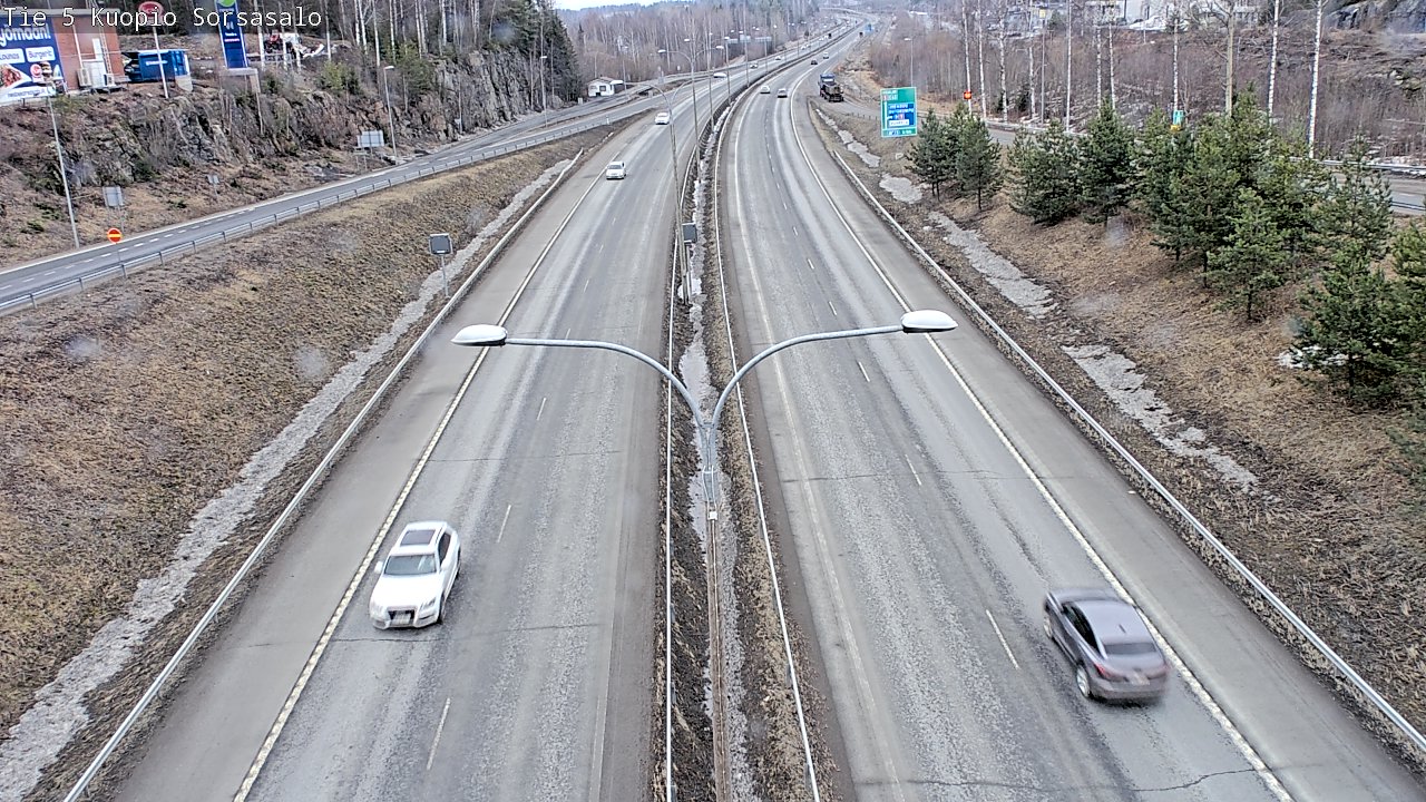 Kelikamerat Kuva Tie 5 Kuopio, Sorsasalo, Kuopio, Pohjois-Savo