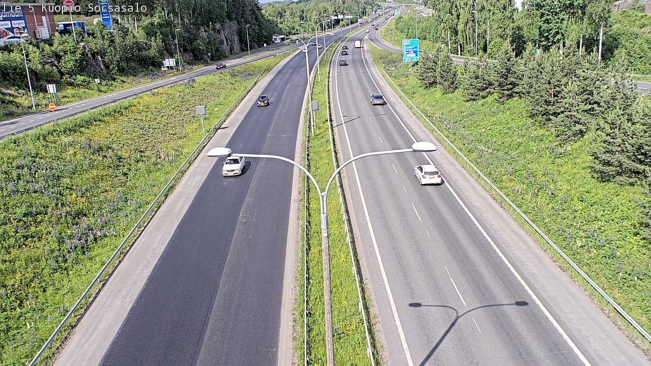 Kelikamerat Kuva Tie 5 Kuopio, Sorsasalo, Kuopio, Pohjois-Savo