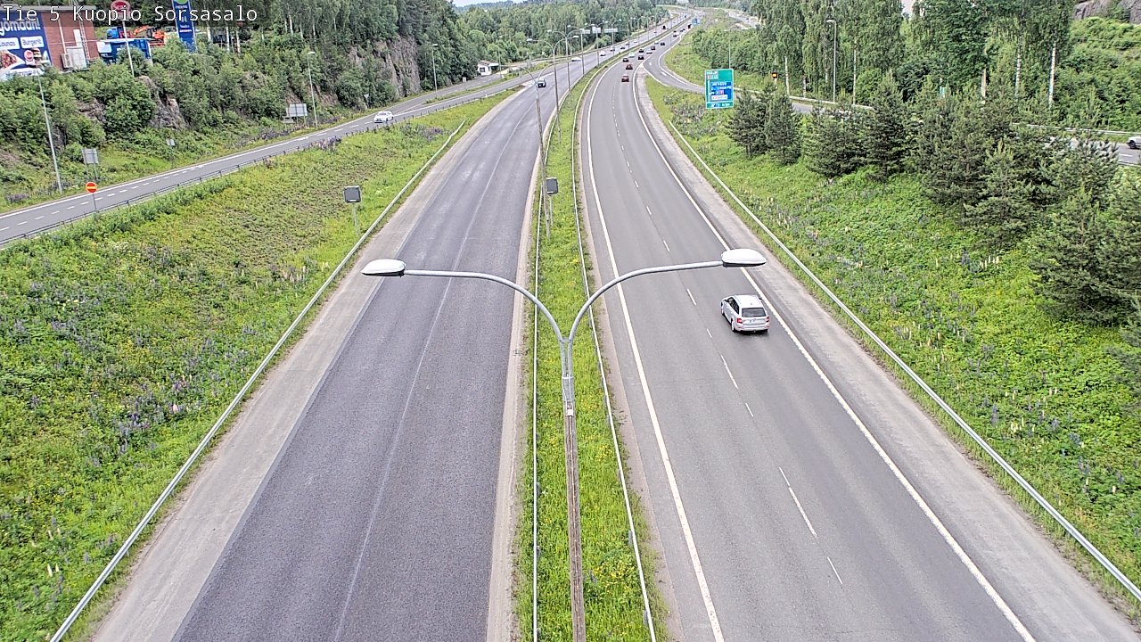 Kelikamerat Kuva Tie 5 Kuopio, Sorsasalo, Kuopio, Pohjois-Savo