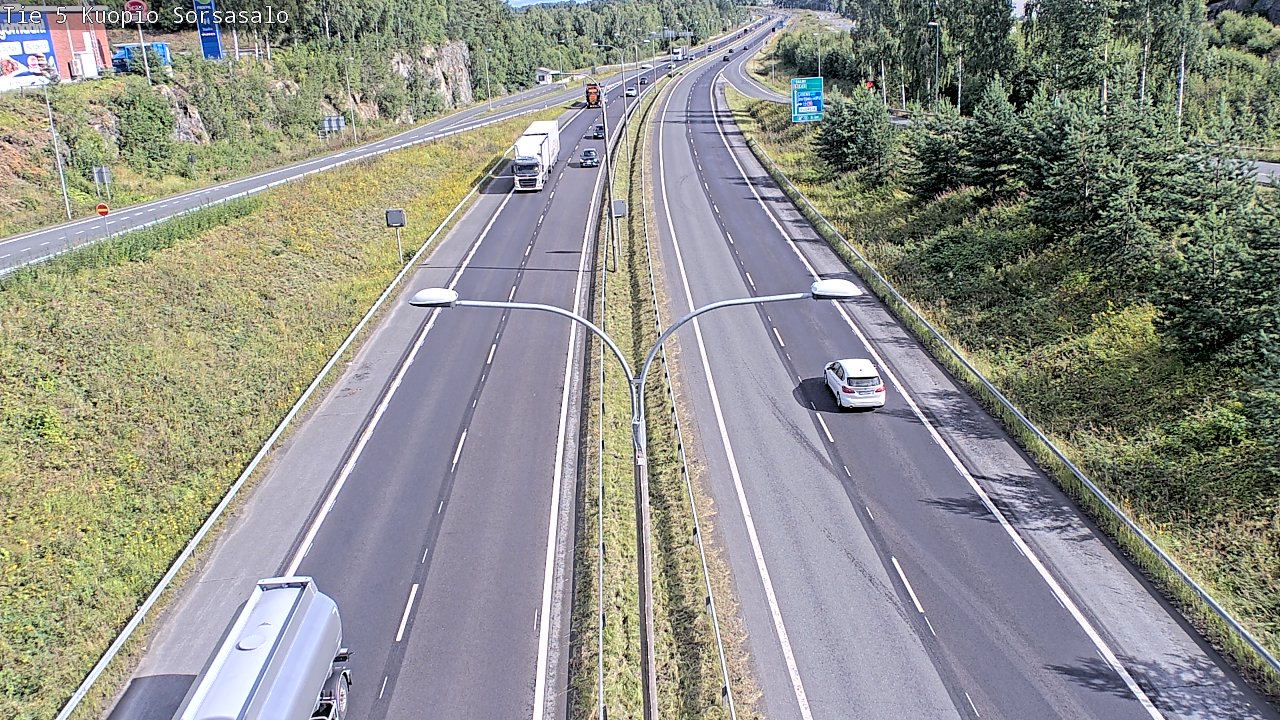 Kelikamerat Kuva Tie 5 Kuopio, Sorsasalo, Kuopio, Pohjois-Savo