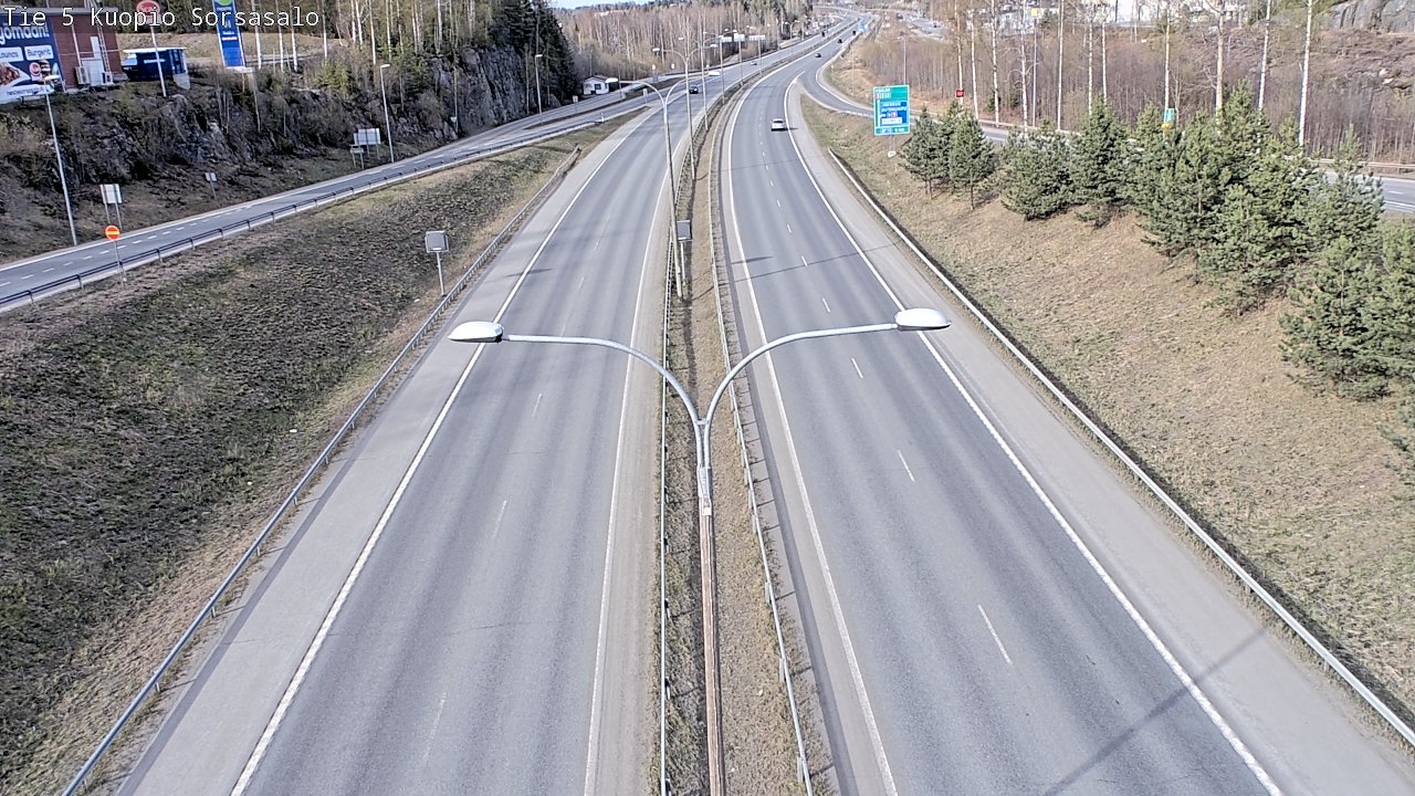 Kelikamerat Kuva Tie 5 Kuopio, Sorsasalo, Kuopio, Pohjois-Savo