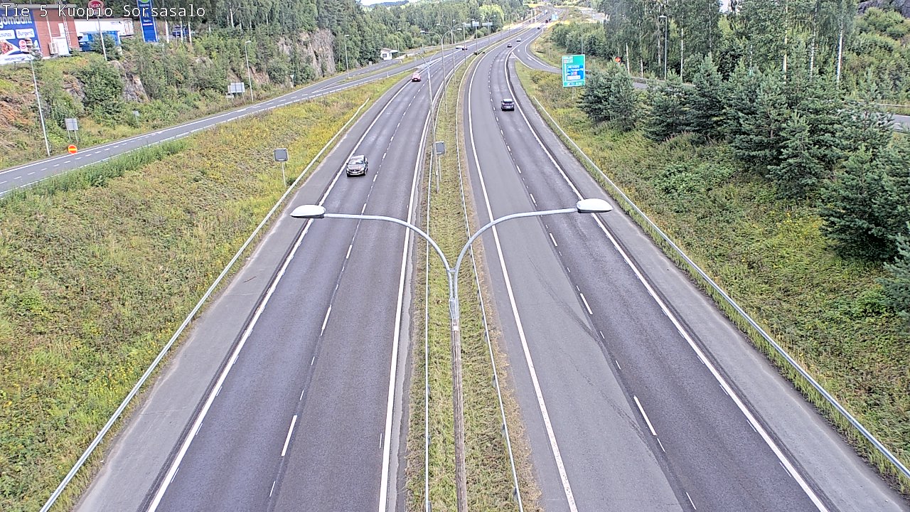 Kelikamerat Kuva Tie 5 Kuopio, Sorsasalo, Kuopio, Pohjois-Savo
