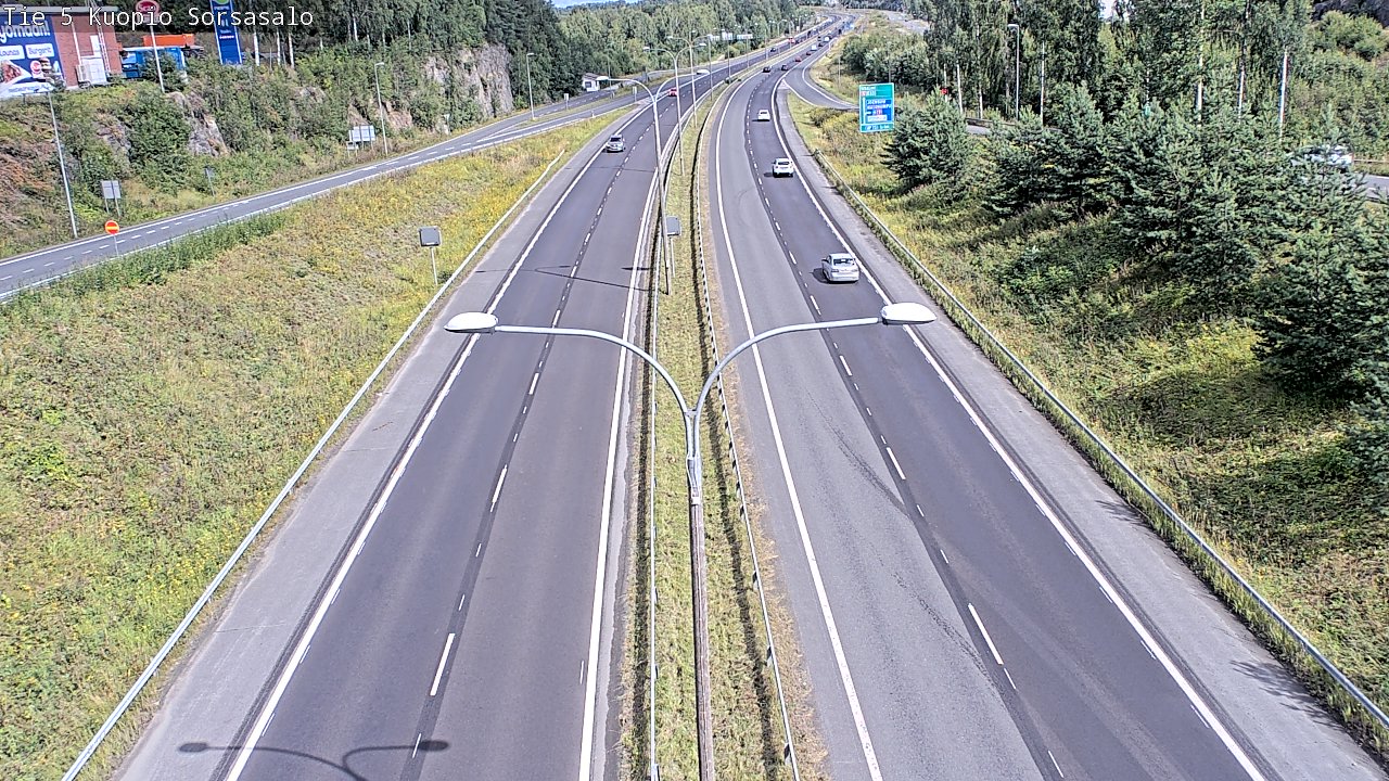Kelikamerat Kuva Tie 5 Kuopio, Sorsasalo, Kuopio, Pohjois-Savo
