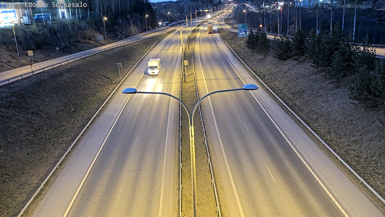 Kelikamerat Kuva Tie 5 Kuopio, Sorsasalo, Kuopio, Pohjois-Savo