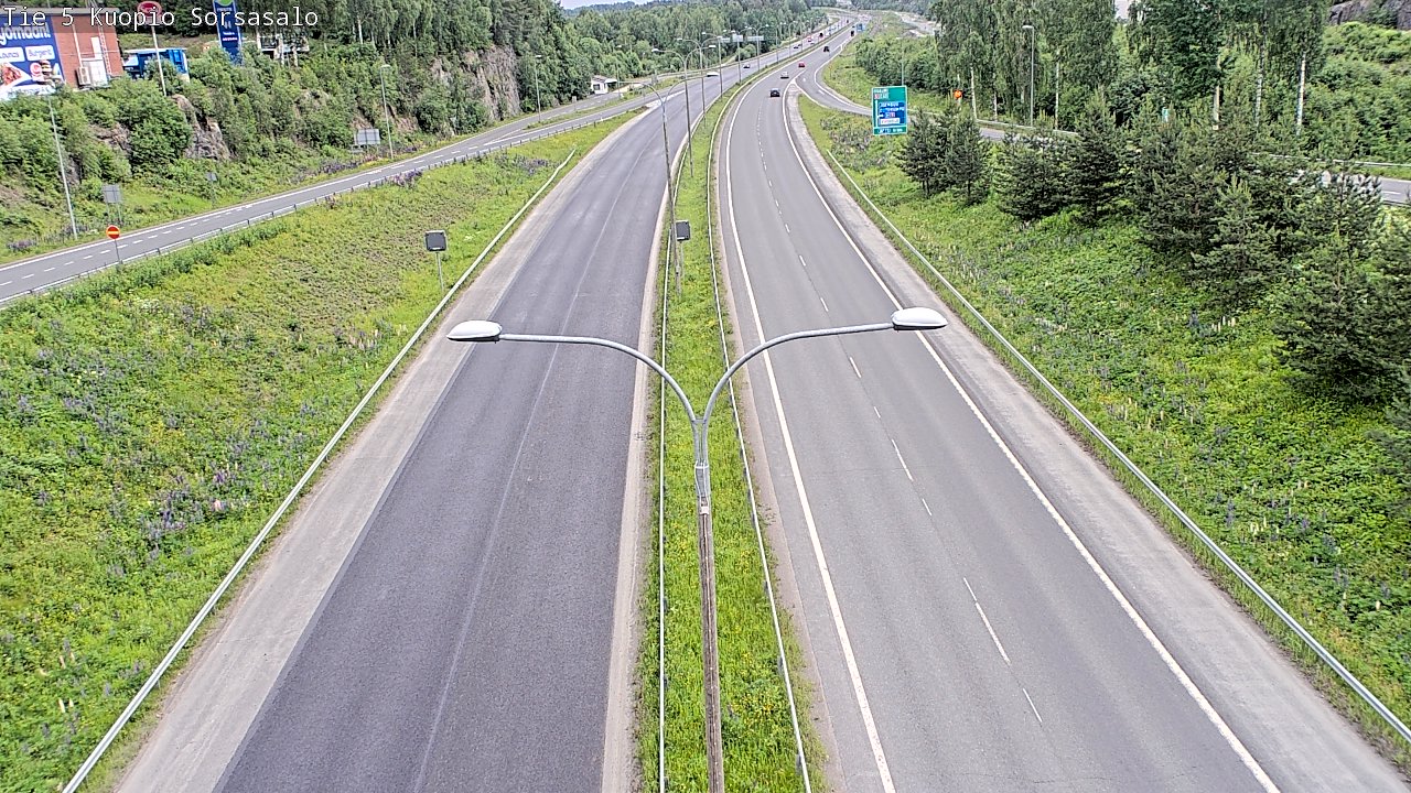 Kelikamerat Kuva Tie 5 Kuopio, Sorsasalo, Kuopio, Pohjois-Savo