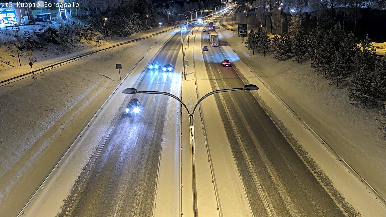 Kelikamerat Kuva Tie 5 Kuopio, Sorsasalo, Kuopio, Pohjois-Savo