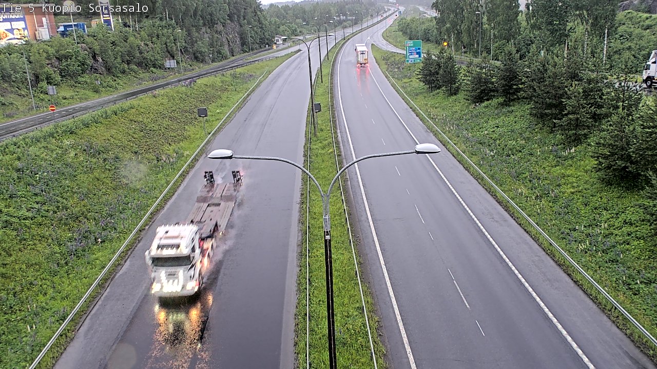Kelikamerat Kuva Tie 5 Kuopio, Sorsasalo, Kuopio, Pohjois-Savo