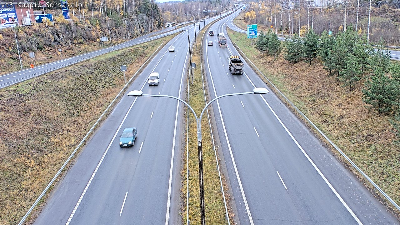 Kelikamerat Kuva Tie 5 Kuopio, Sorsasalo, Kuopio, Pohjois-Savo