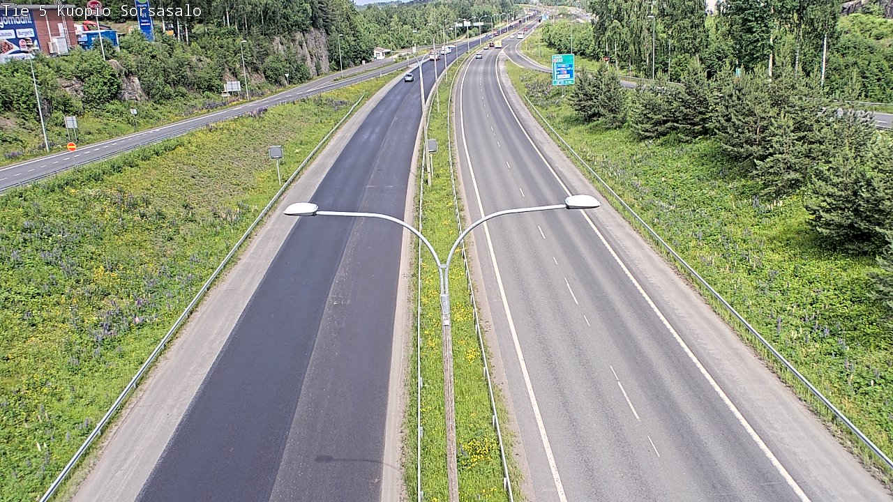 Kelikamerat Kuva Tie 5 Kuopio, Sorsasalo, Kuopio, Pohjois-Savo