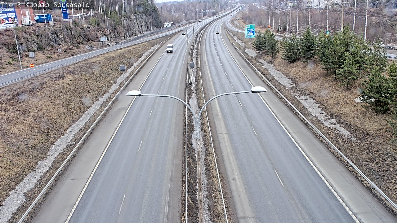 Kelikamerat Kuva Tie 5 Kuopio, Sorsasalo, Kuopio, Pohjois-Savo