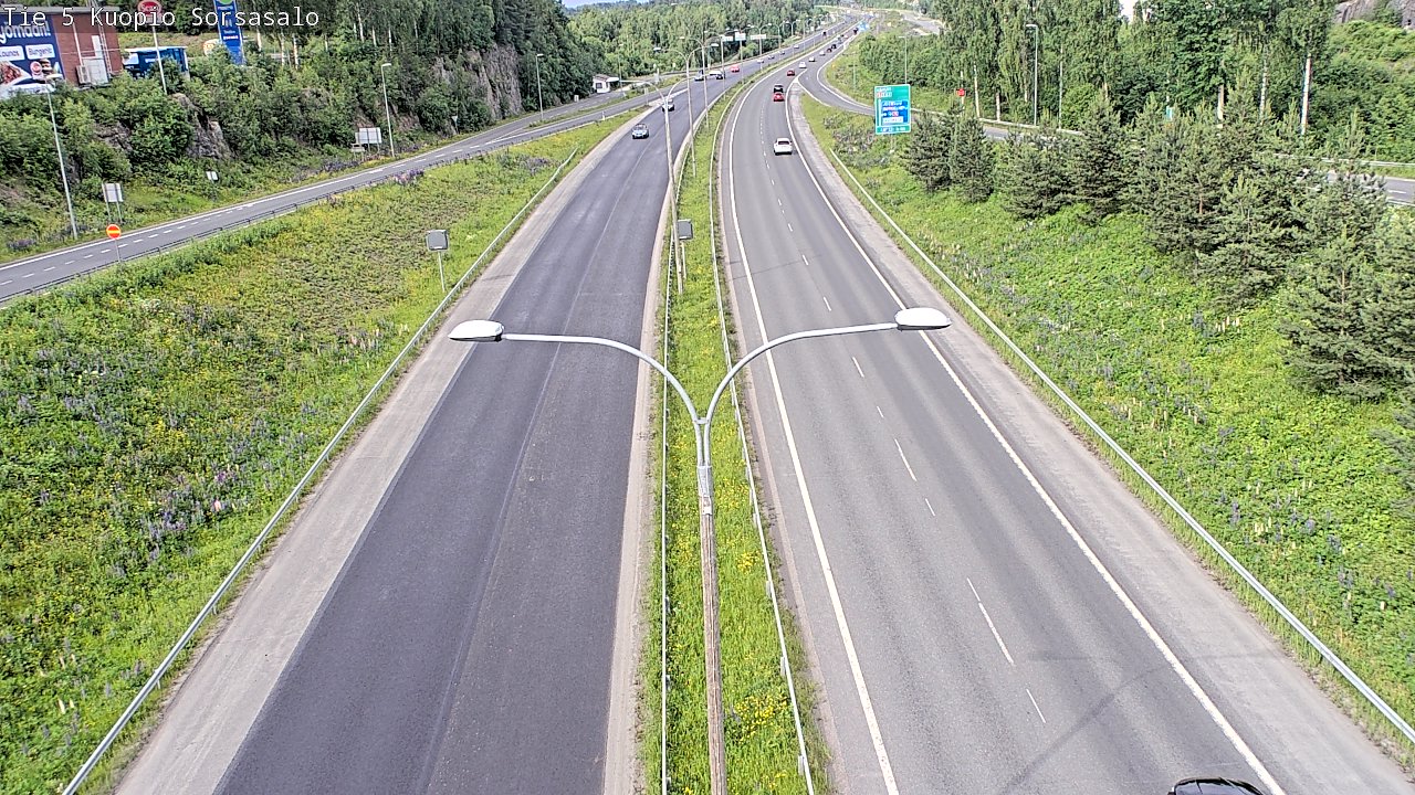 Kelikamerat Kuva Tie 5 Kuopio, Sorsasalo, Kuopio, Pohjois-Savo