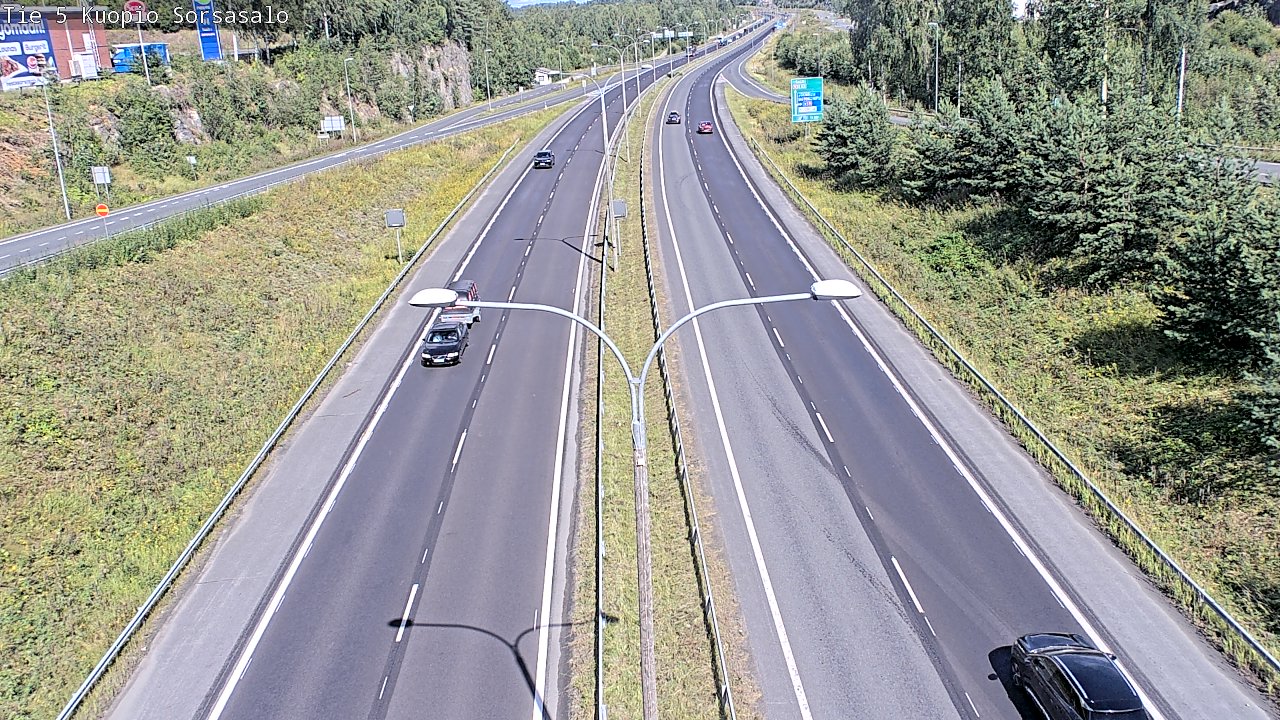 Kelikamerat Kuva Tie 5 Kuopio, Sorsasalo, Kuopio, Pohjois-Savo