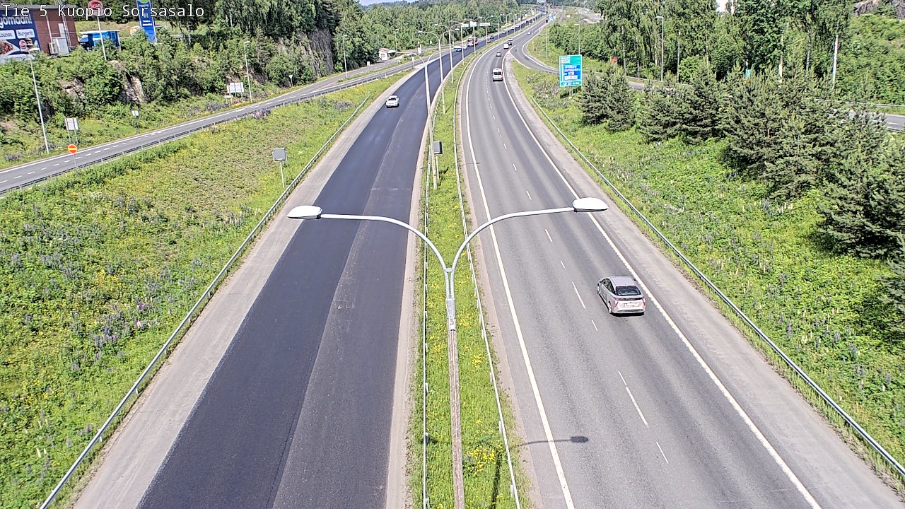 Kelikamerat Kuva Tie 5 Kuopio, Sorsasalo, Kuopio, Pohjois-Savo