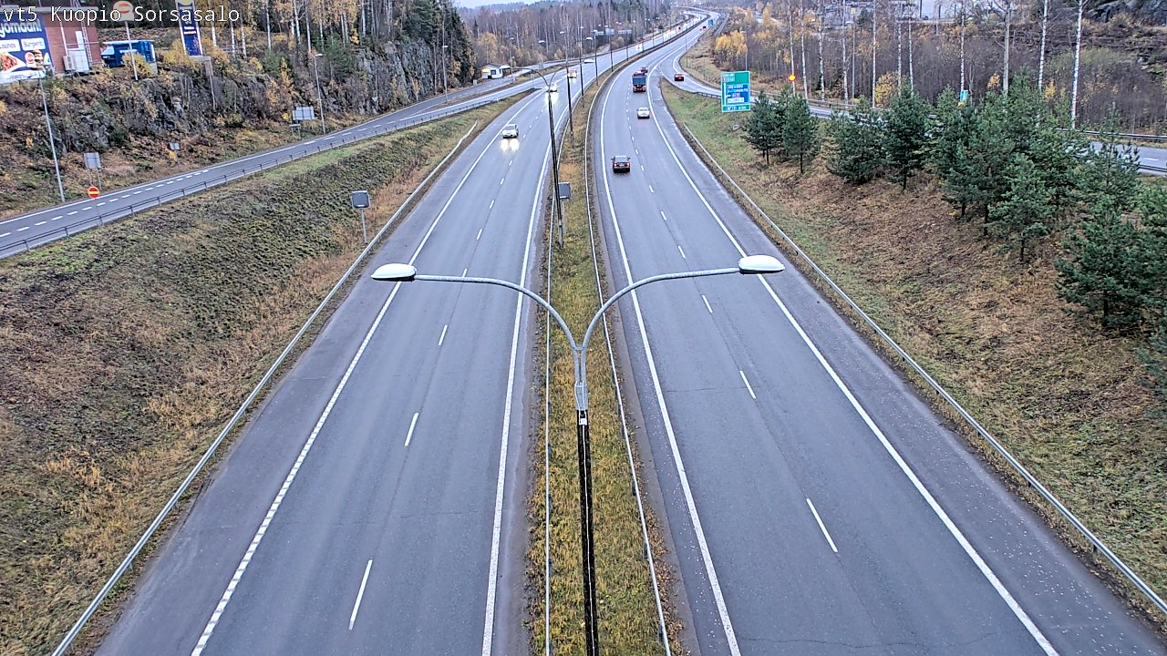 Kelikamerat Kuva Tie 5 Kuopio, Sorsasalo, Kuopio, Pohjois-Savo