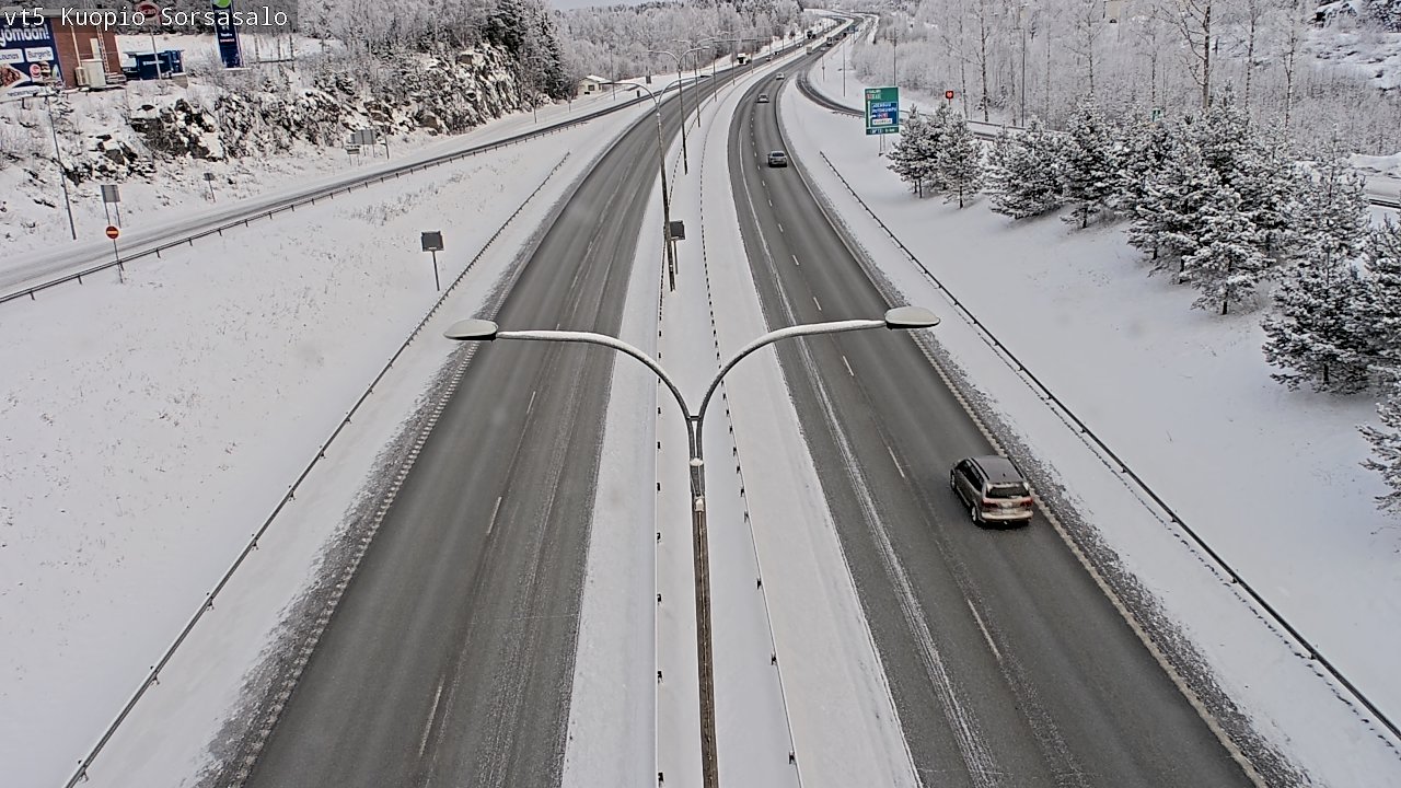 Weather Camera Image Road 5 Kuopio, Sorsasalo, Kuopio, Pohjois-Savo