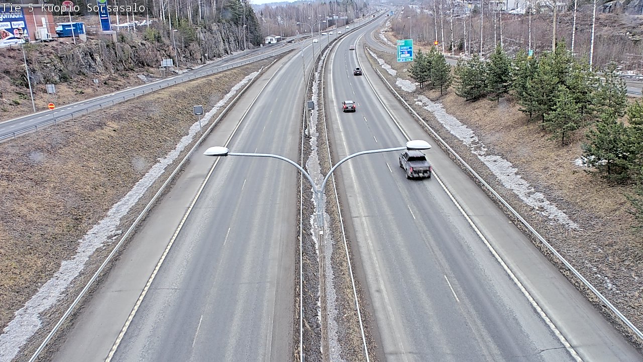 Kelikamerat Kuva Tie 5 Kuopio, Sorsasalo, Kuopio, Pohjois-Savo