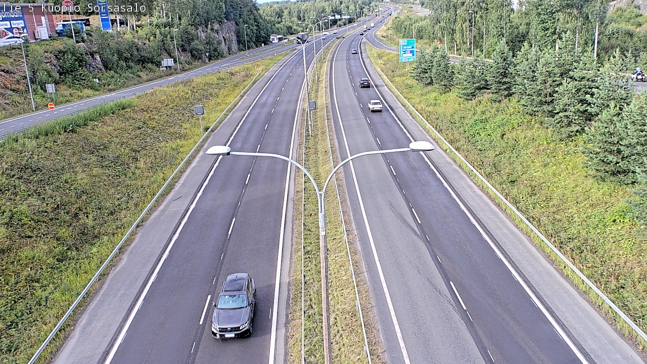 Kelikamerat Kuva Tie 5 Kuopio, Sorsasalo, Kuopio, Pohjois-Savo