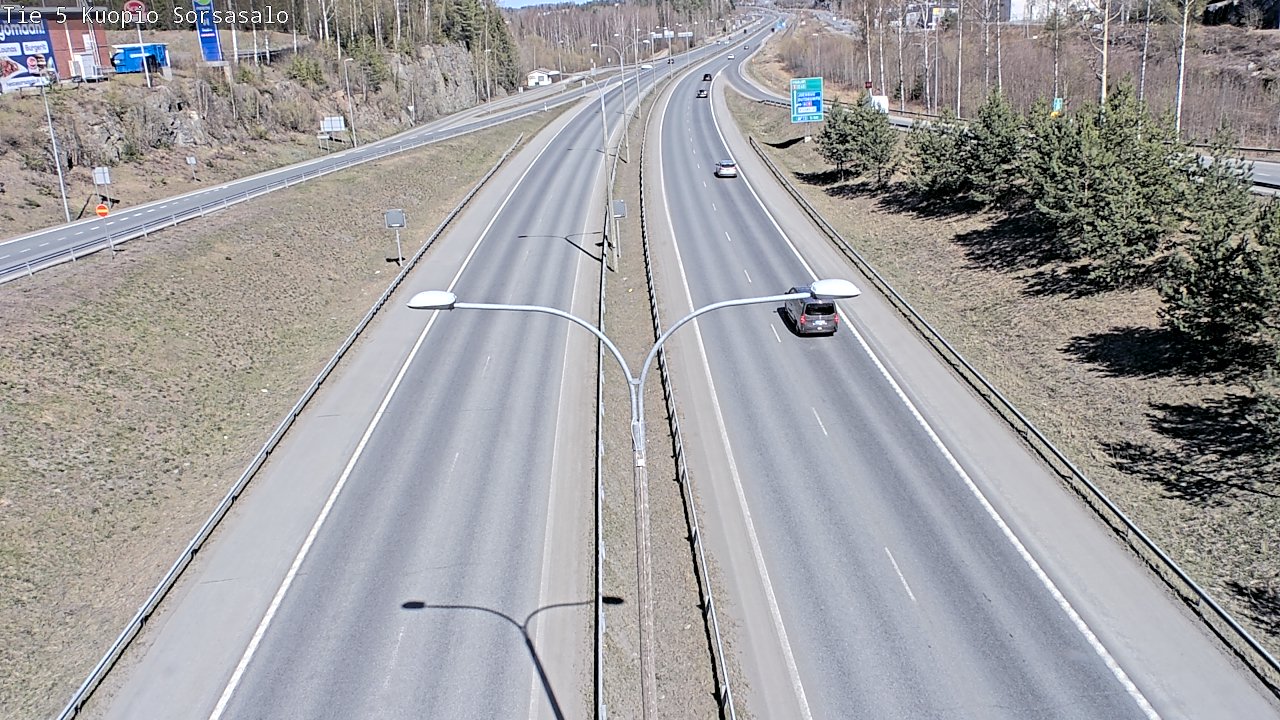 Kelikamerat Kuva Tie 5 Kuopio, Sorsasalo, Kuopio, Pohjois-Savo