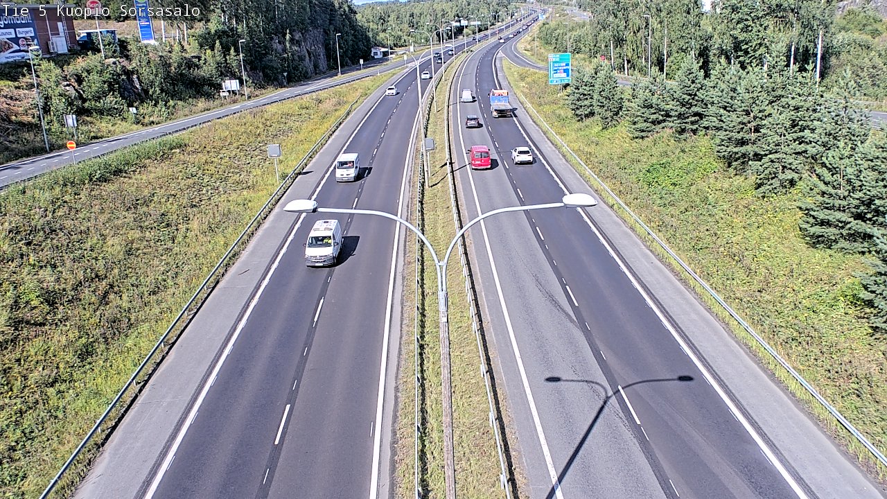 Kelikamerat Kuva Tie 5 Kuopio, Sorsasalo, Kuopio, Pohjois-Savo