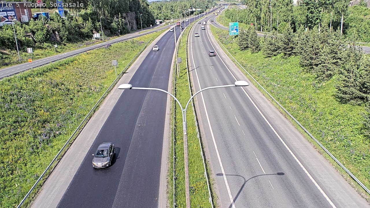 Kelikamerat Kuva Tie 5 Kuopio, Sorsasalo, Kuopio, Pohjois-Savo