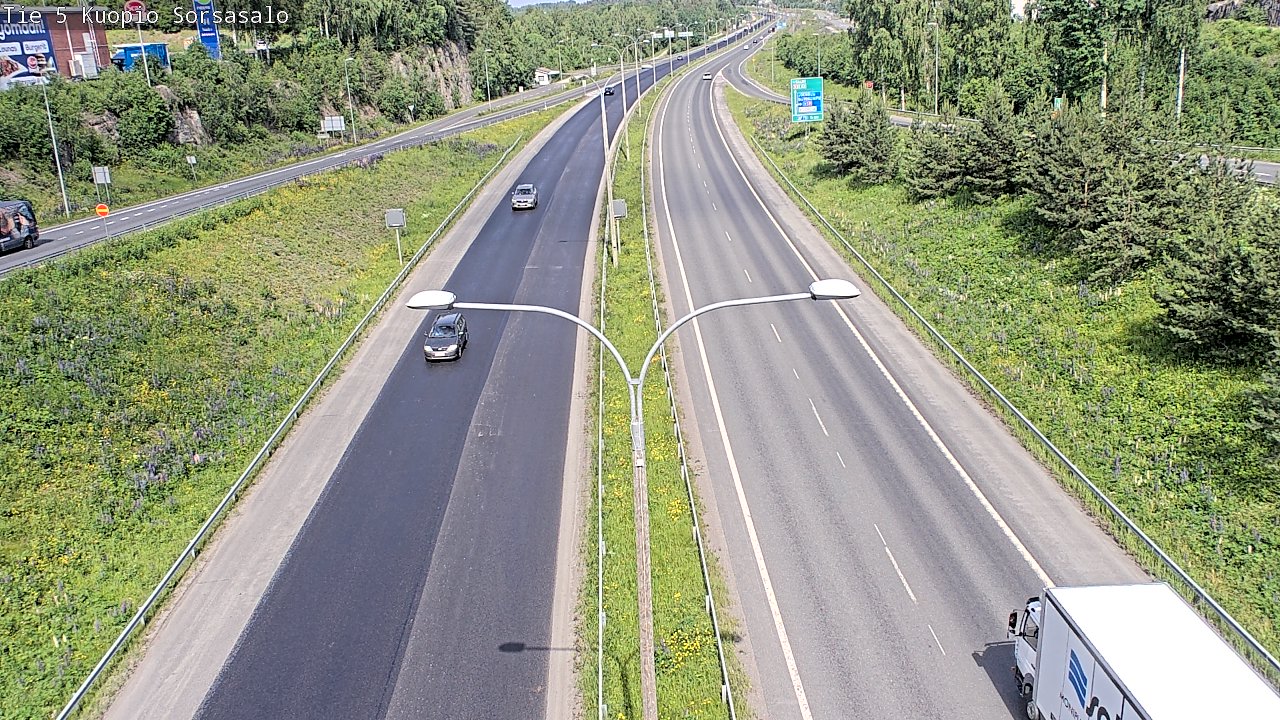 Kelikamerat Kuva Tie 5 Kuopio, Sorsasalo, Kuopio, Pohjois-Savo