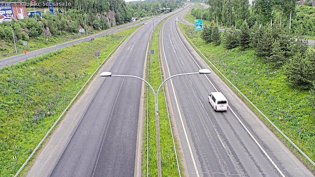 Kelikamerat Kuva Tie 5 Kuopio, Sorsasalo, Kuopio, Pohjois-Savo