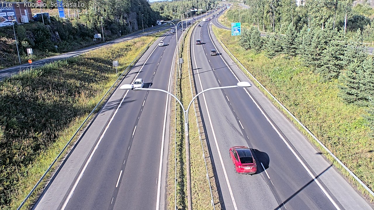 Kelikamerat Kuva Tie 5 Kuopio, Sorsasalo, Kuopio, Pohjois-Savo