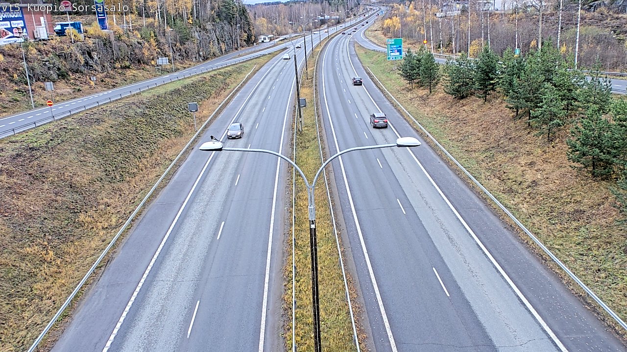 Kelikamerat Kuva Tie 5 Kuopio, Sorsasalo, Kuopio, Pohjois-Savo