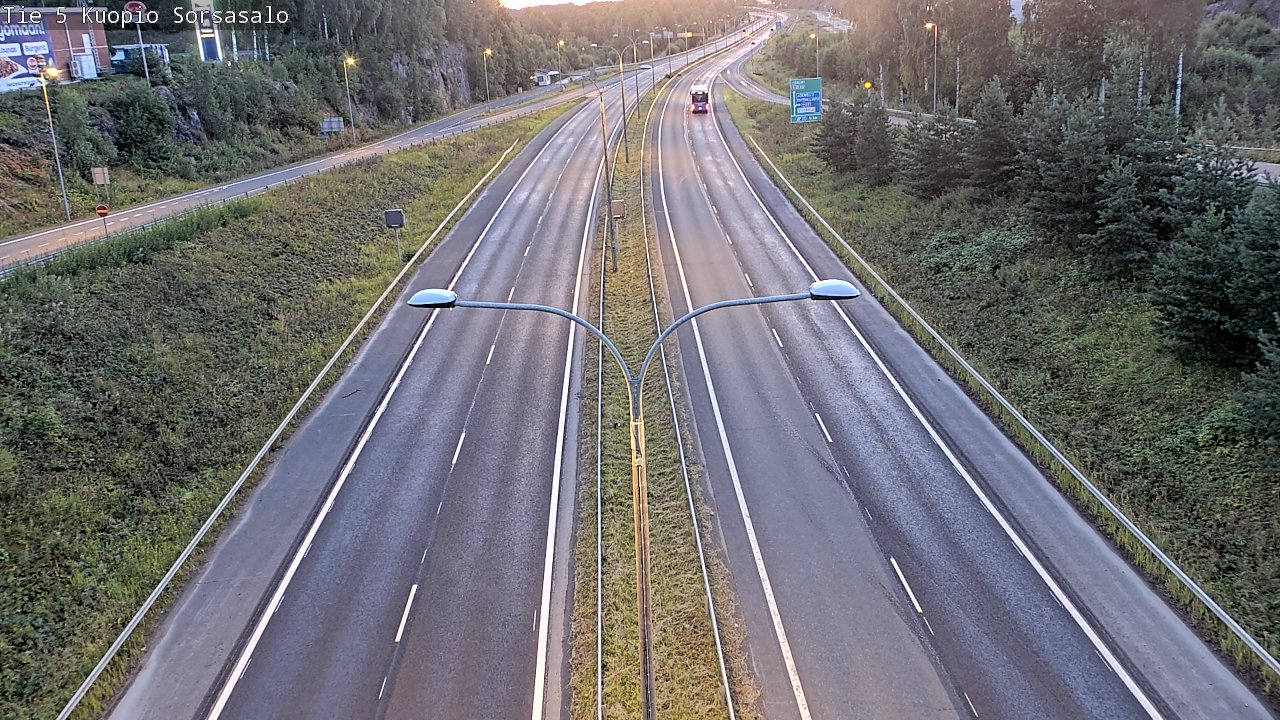 Kelikamerat Kuva Tie 5 Kuopio, Sorsasalo, Kuopio, Pohjois-Savo