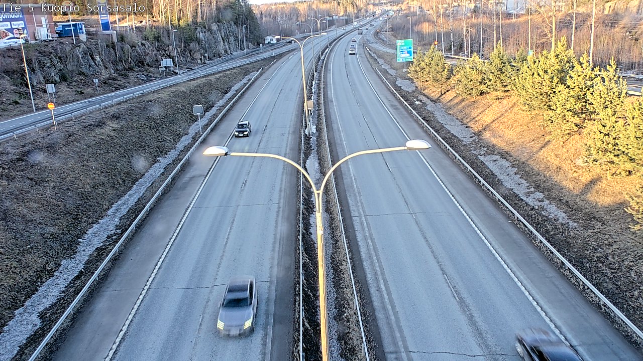 Kelikamerat Kuva Tie 5 Kuopio, Sorsasalo, Kuopio, Pohjois-Savo