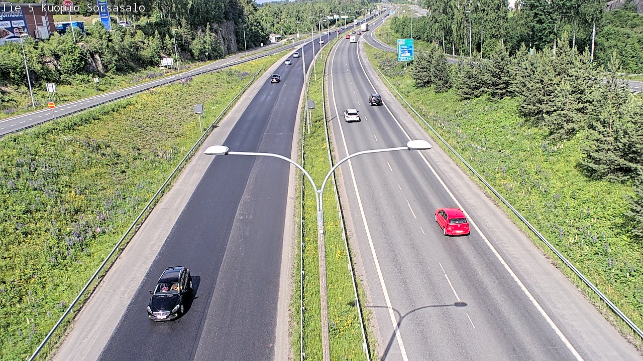 Kelikamerat Kuva Tie 5 Kuopio, Sorsasalo, Kuopio, Pohjois-Savo