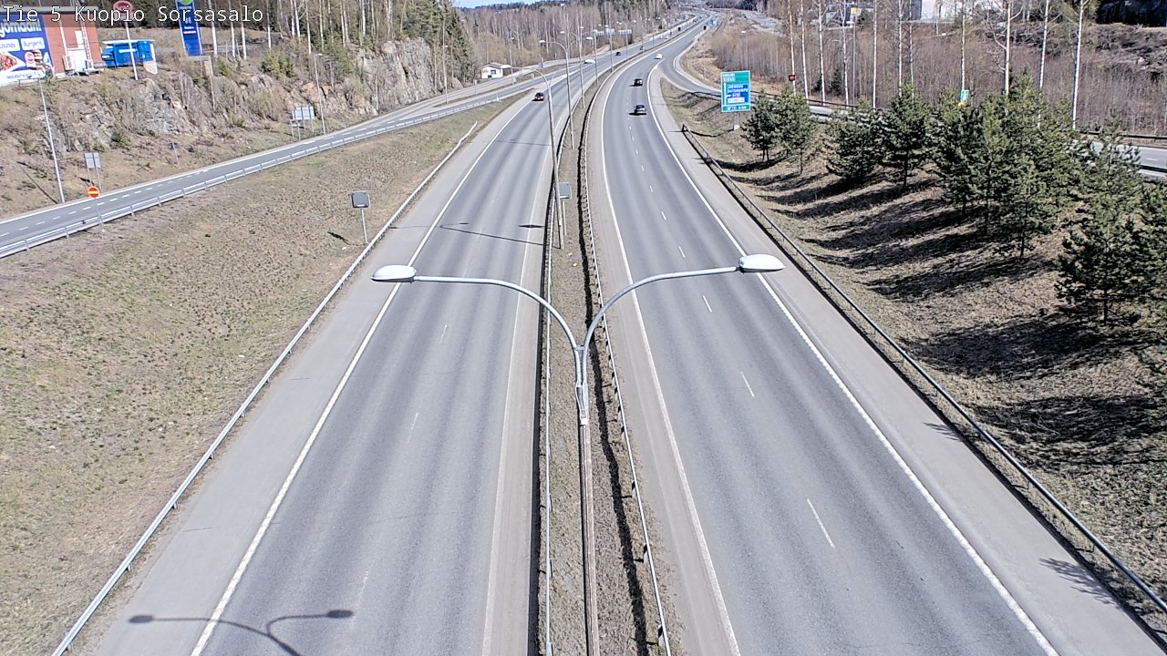 Kelikamerat Kuva Tie 5 Kuopio, Sorsasalo, Kuopio, Pohjois-Savo