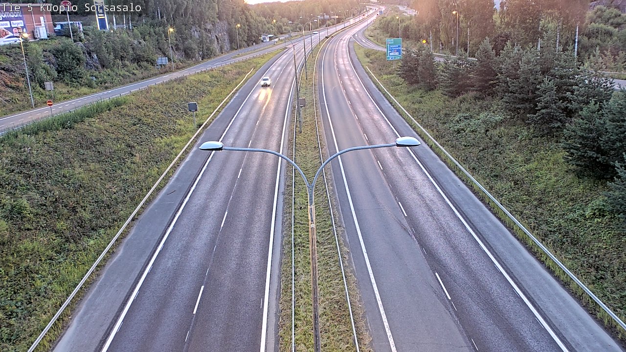 Kelikamerat Kuva Tie 5 Kuopio, Sorsasalo, Kuopio, Pohjois-Savo