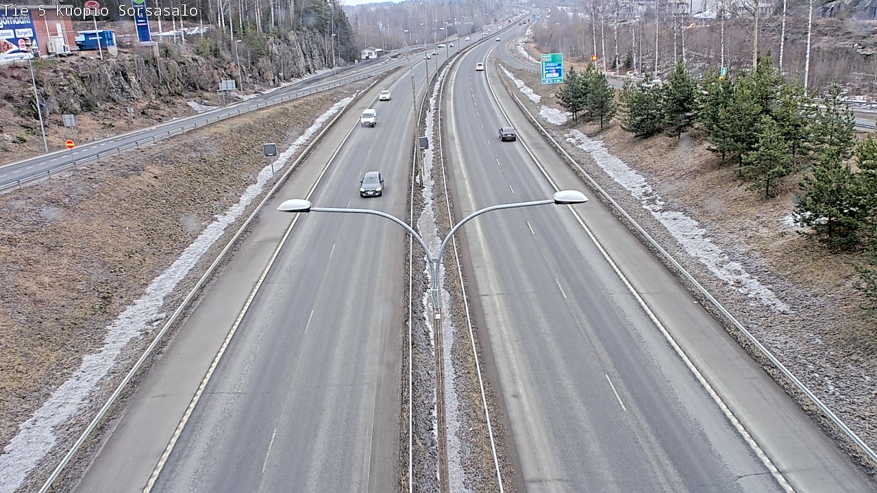 Kelikamerat Kuva Tie 5 Kuopio, Sorsasalo, Kuopio, Pohjois-Savo