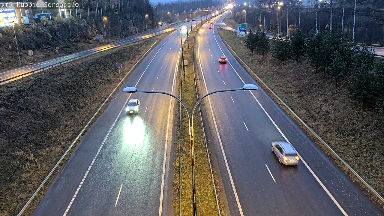 Kelikamerat Kuva Tie 5 Kuopio, Sorsasalo, Kuopio, Pohjois-Savo
