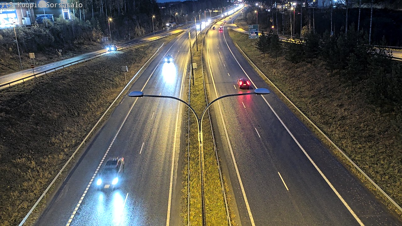 Kelikamerat Kuva Tie 5 Kuopio, Sorsasalo, Kuopio, Pohjois-Savo