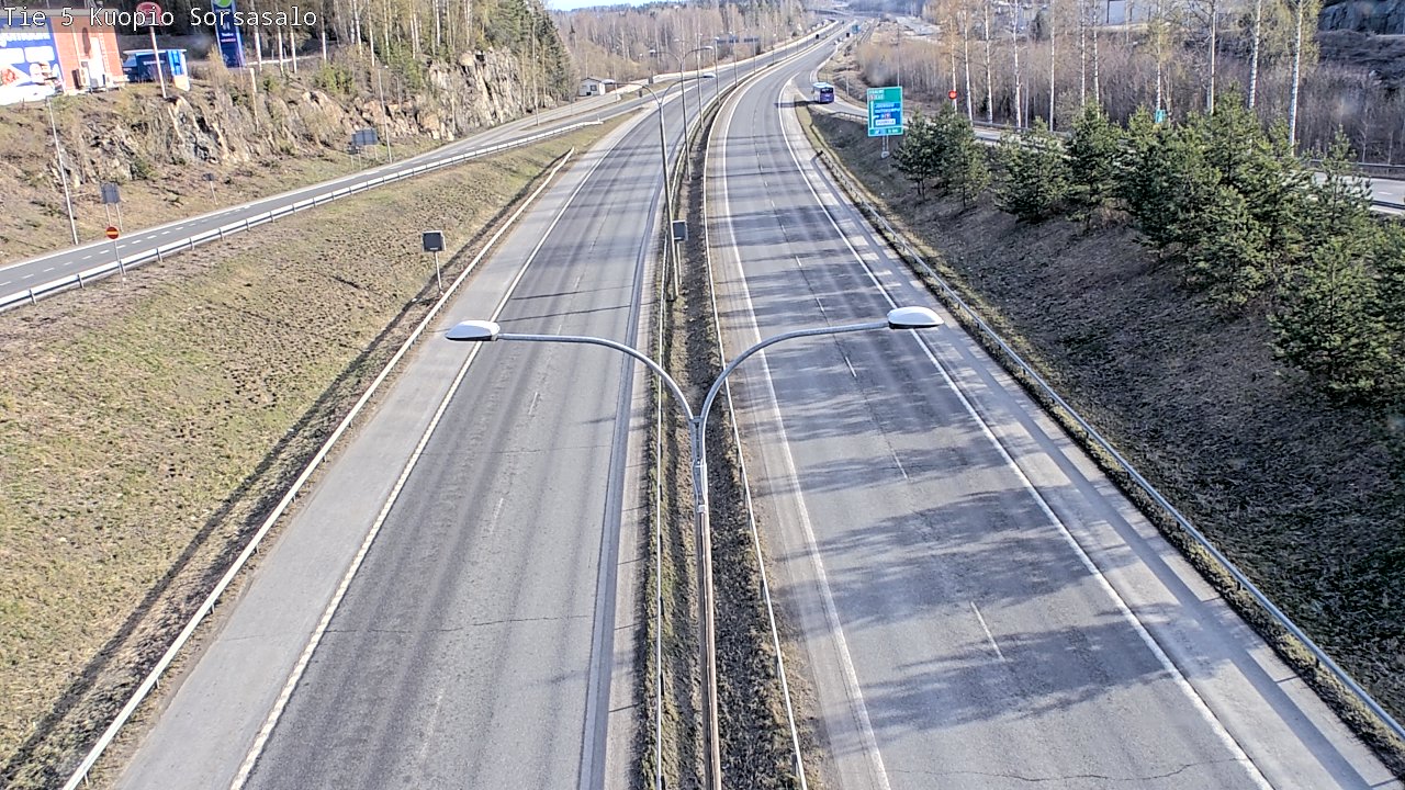 Kelikamerat Kuva Tie 5 Kuopio, Sorsasalo, Kuopio, Pohjois-Savo