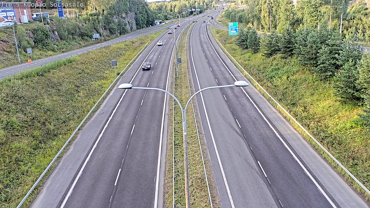 Kelikamerat Kuva Tie 5 Kuopio, Sorsasalo, Kuopio, Pohjois-Savo