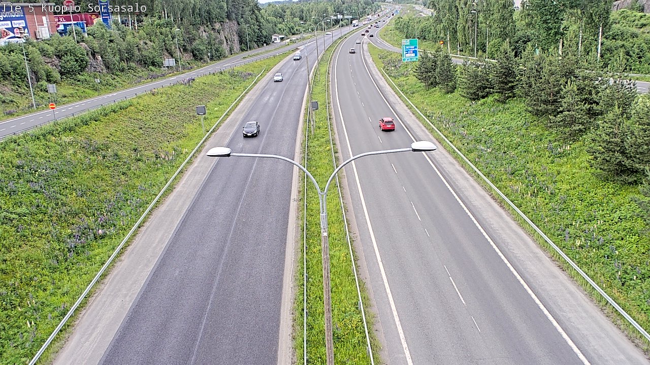 Kelikamerat Kuva Tie 5 Kuopio, Sorsasalo, Kuopio, Pohjois-Savo