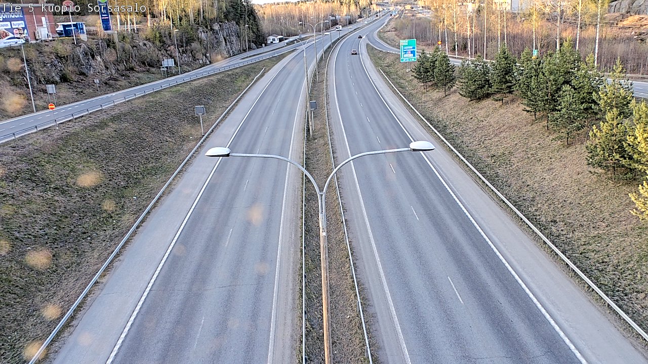 Kelikamerat Kuva Tie 5 Kuopio, Sorsasalo, Kuopio, Pohjois-Savo