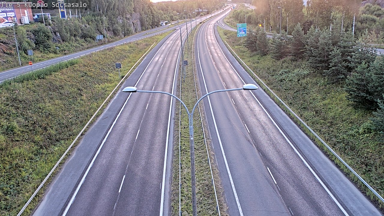 Kelikamerat Kuva Tie 5 Kuopio, Sorsasalo, Kuopio, Pohjois-Savo