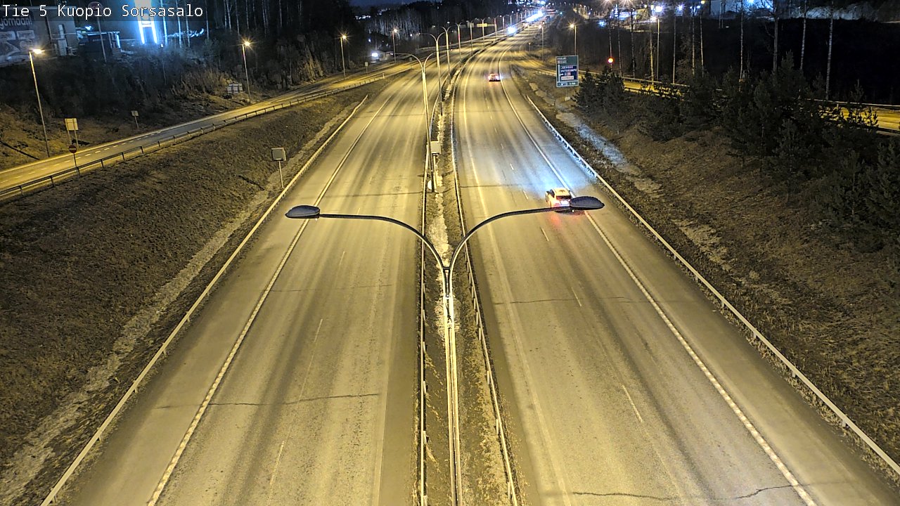 Weather Camera Image Road 5 Kuopio, Sorsasalo, Kuopio, Pohjois-Savo