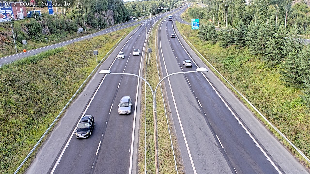 Kelikamerat Kuva Tie 5 Kuopio, Sorsasalo, Kuopio, Pohjois-Savo