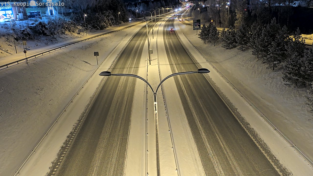 Kelikamerat Kuva Tie 5 Kuopio, Sorsasalo, Kuopio, Pohjois-Savo