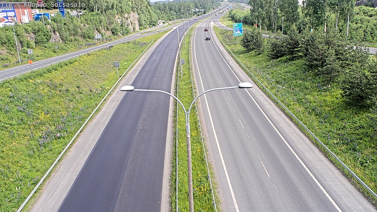 Kelikamerat Kuva Tie 5 Kuopio, Sorsasalo, Kuopio, Pohjois-Savo