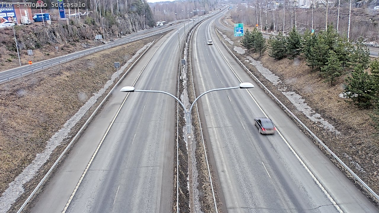 Kelikamerat Kuva Tie 5 Kuopio, Sorsasalo, Kuopio, Pohjois-Savo
