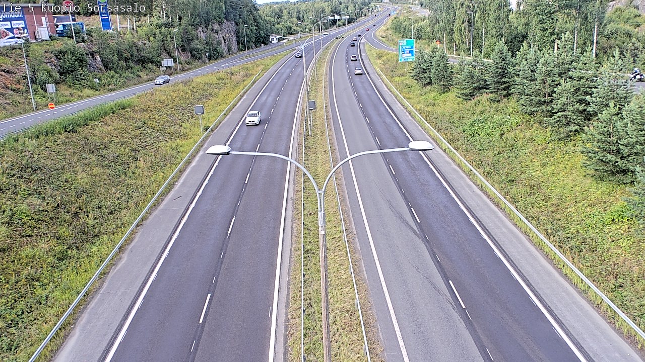 Kelikamerat Kuva Tie 5 Kuopio, Sorsasalo, Kuopio, Pohjois-Savo