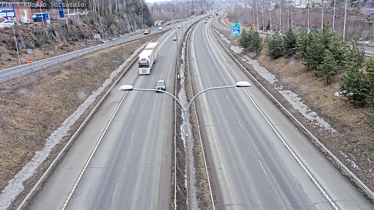Kelikamerat Kuva Tie 5 Kuopio, Sorsasalo, Kuopio, Pohjois-Savo